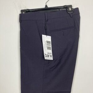 BAR III Men's Wool Blend Burgundy Slim-Fit Suit Pants Wool Blend 30Wx30L E101491